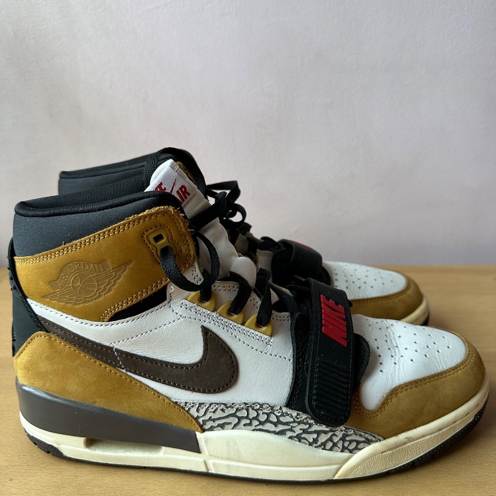 RARE Nike Air Jordan 1 Legacy 312 ROY Mens Shoes AV3922-102 Size 10.5 Rookie Tan - Picture 5 of 16